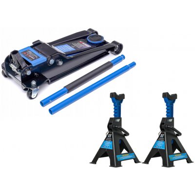 Tagred TA288 Hydraulický nízkoprofilový zvedák pojízdný 4 t s podpěrami MB-JS3T – Sleviste.cz