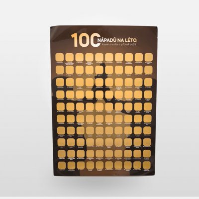 Willi Stírací plakát 100 nápadů na léto A2 pro přátele – Zboží Mobilmania