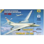 Zvezda Tupolev TU 160 Russian Strategic Bomber ZV 7002 Sense innovations 1:144 – Sleviste.cz