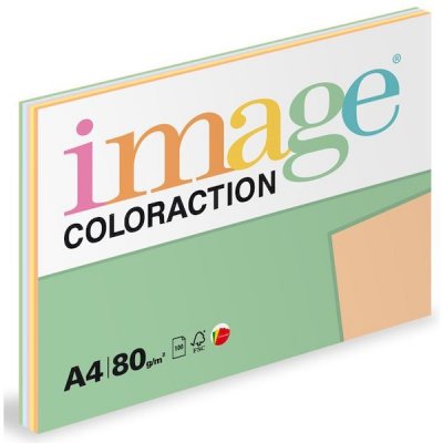 Image Coloration Barevný Papír A4 Mix Pastelových Barev – Zboží Dáma