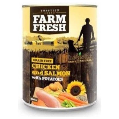 Topstein Farm Fresh Chicken & Salmon with Potatoes 0,8 kg – Zboží Mobilmania