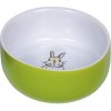 Miska pro hlodavce Nobby Rabbit keramická miska pro hlodavce zelená 11 x 4,5 cm