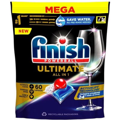 Finish Ultimate All in 1 kapsle do myčky nádobí 60 ks