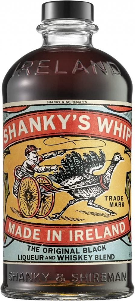 Shanky\'s Whip Black Irish Whiskey Liqueur 33% 0,7 l (holá láhev)