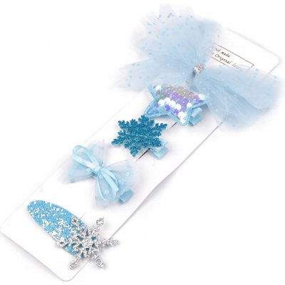 Sponky do vlasů sada Varianta: modrá světlá, Balení: 1 karta – Zboží Dáma