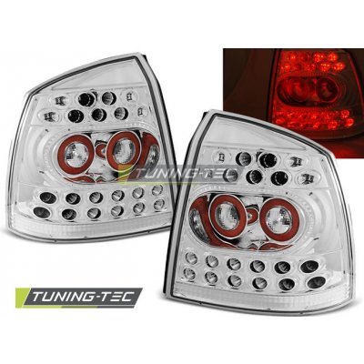Zadní světla Opel Astra G 3/5dv. 98-04 - krystal/chrom LED – Hledejceny.cz