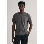 Gant tričko REG Shield SS t-shirt šedá – Zboží Dáma