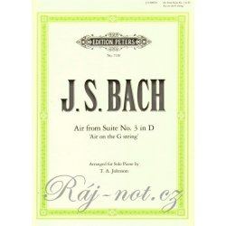 BACH Air on the G string Air from Suite No. 3 in D, BWV 1068 klavír sólo