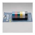 Pásky izolační PVC, sada 6ks, 19mmx0,13mmx3m, různé barvy, šířka 19x0,13mm, EXTOL CRAFT 9550 9550 – Sleviste.cz