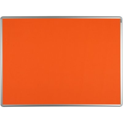 VMS Vision ekoTAB Textilní nástěnka oranžová Stříbrná 60 x 90 cm