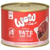 Konzerva pro kočky WOW Cat Adult Paté Hovězí PUR 6 x 200 g