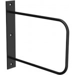 Walteco Konzole BEND, 220x230mm, nosnost 30 kg, matná černá , 1391 – Zboží Mobilmania