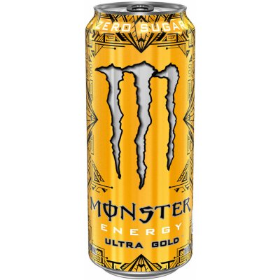 Monster Ultra Gold energetický nápoj bez cukru s příchutí ananasu 473 ml – Zboží Mobilmania
