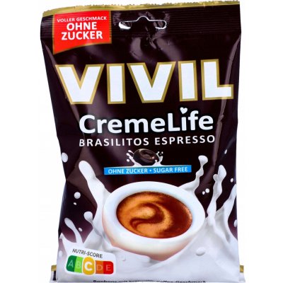 Vivil Creme life brasilitos espresso bez cukru 90 g – Sleviste.cz