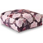 Textolomanie sedací sametový polštář na zem merel 60 × 60 cm fialový – Sleviste.cz