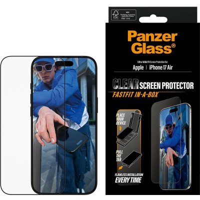 PanzerGlass na Apple iPhone Air s bezprašným aplikačním boxem PG63006 – Sleviste.cz
