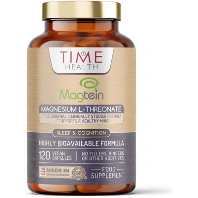 Time Health Magnesium L-Threonate Magtein 2100 mg 120 kapslí – Hledejceny.cz