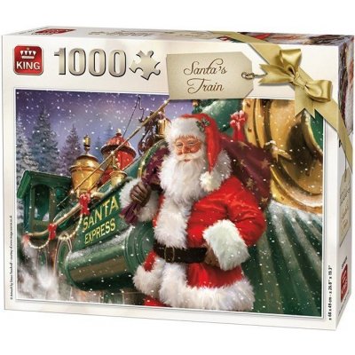King Santa a jeho vlak 1000 dílků