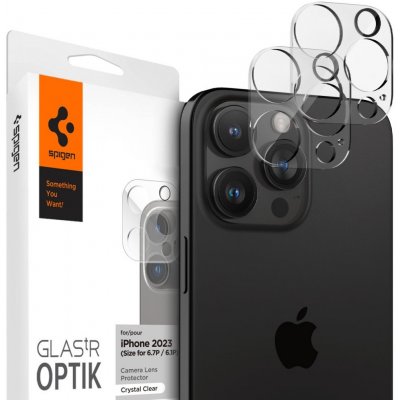 OCHRANA FOTOAPARÁTU SPIGEN OPTIK.TR CAMERA PROTECTOR 2-PACK IPHONE 14 PRO / PRO MAX / 15 PRO / PRO MAX CRYSTAL CLEAR – Zbozi.Blesk.cz