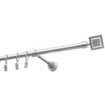 Garnyze-levne Kovová garnýže Apollo jednořadá satyna 16mm 240 cm – Sleviste.cz