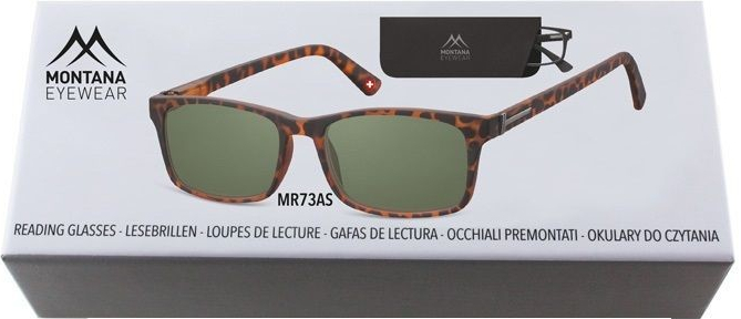 MONTANA Dioptrické BOX73AS +2,50 ZATMAVENÉ ČOČKY