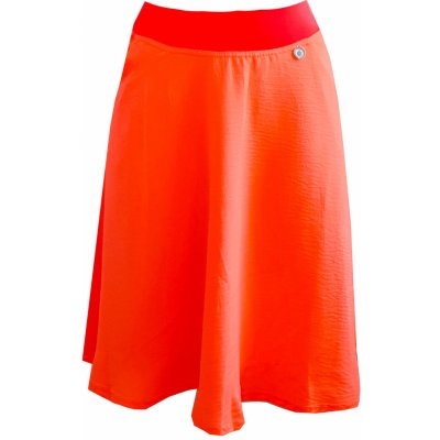 Letní sukně jasně růžovo oranžová