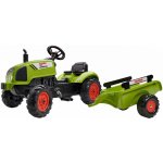 Falk Traktor šlapací Claas Arion 430 s valníkem zelený – Zboží Mobilmania