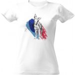 Tričko s potiskem Australian Kelpie dámské Bílá – Zboží Dáma