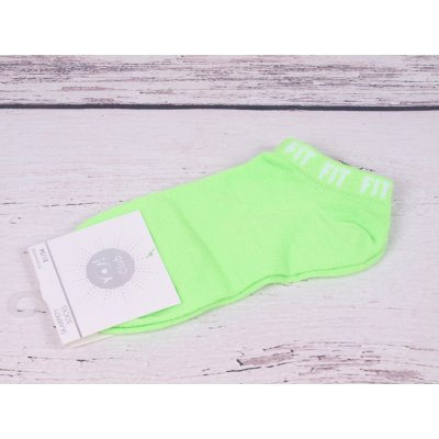 Yo ponožky nízké kotníkové neonové zelené – Sleviste.cz