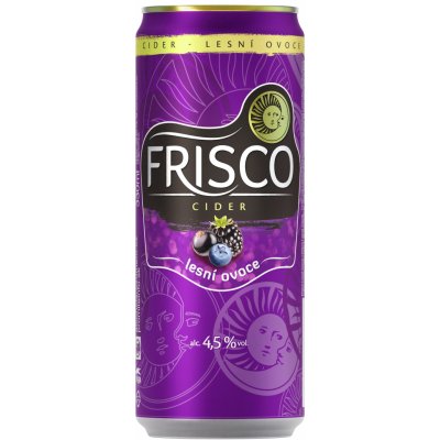 Frisco Cider Lesní ovoce 4 x 330 ml (plech) – Zboží Dáma