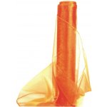 Organza 40cm/10y tmavě oranžová 014 – Zboží Dáma