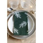 STOREFACTORY Papírové ubrousky VINTERGRAN 11x21cm 16ks zelené/dekor větvičky – Zboží Dáma