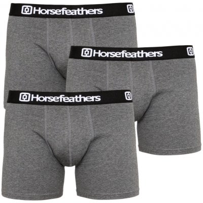 Horsefeathers pánské boxerky Dynasty heather antracite AM067B 3Pack