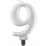 Godan Dortisimo svíčka stříbrná číslo 9 – Zboží Dáma