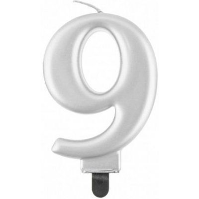 Godan Dortisimo svíčka stříbrná číslo 9 – Zboží Dáma