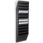 DURABLE 1709781060 FLEXIBOXX zásobník na letáky 12x A4 na šířku Černý – Zboží Živě