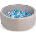 Babymam Suchý bazén s kuličkami 90 x 30 cm pěnový 200 míčků – Zboží Dáma