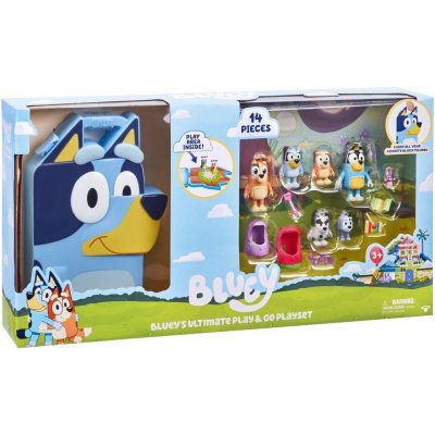 Moose Toys Bluey herní sada Bluey Play and Go spřenosným boxem – Hledejceny.cz