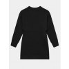 Calvin Klein Jeans úpletové šaty Metallic Monogram IG0IG02315 černá