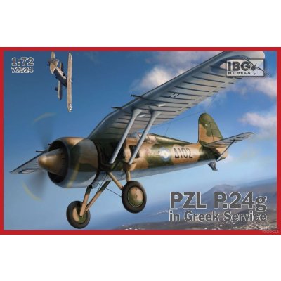 IBG Models PZL P.24G in Greek Service 3x camo 72524 1:72