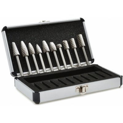 GEKO G37511 Sada stopkových fréz 53-72mm, stopka 6mm, 10ks – Hledejceny.cz