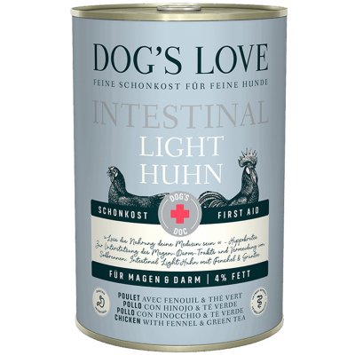 Dog's Love DOC Light Intestinal kuře 400 g – Hledejceny.cz