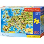 Castorland premium Mapa Evropy 111060 100 dílků – Zbozi.Blesk.cz