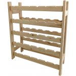 Krušnohorský nábytek Dřevěný stojan na víno V6X5 44 x 75 x 25 cm borovice – Zboží Mobilmania