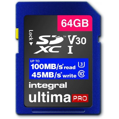 SDHC UHS-I U3 64 GB INSDX64G1V30 – Zboží Mobilmania