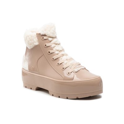 Melissa polokozačky Fluffy Sneaker Ad 33318 brown/beige