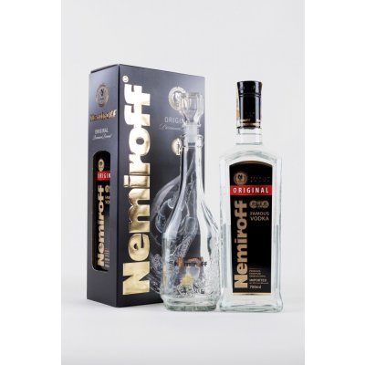 Nemiroff Original 40% 0,7 l (dárkové balení karafa) – Hledejceny.cz