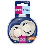 Lovi dudlík svítící silikon dynamický Prime 2ks Ivory/Blush – Zboží Dáma