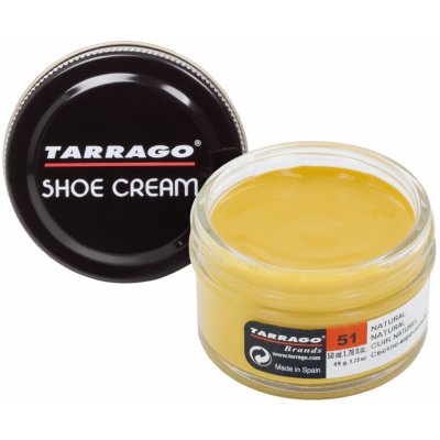 Tarrago Barevný krém na kůži Shoe Cream 51 Natural 50 ml – Zboží Mobilmania