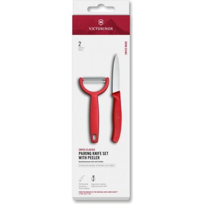 Victorinox - Sada kuchyňský nůž se škrabkou SWISS CLASSIC tyrkysová | 6.7114.22C1 – Zboží Mobilmania